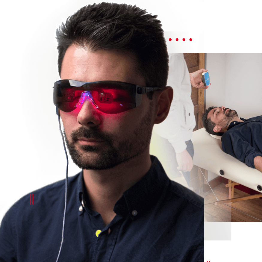 gafas galax relajación del estrés